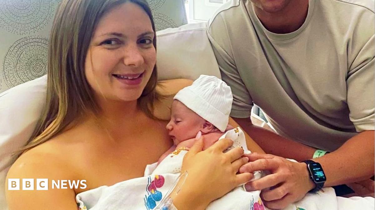 Woman has pioneering womb surgery to fix ‘miracle’ baby with intestines outside its body